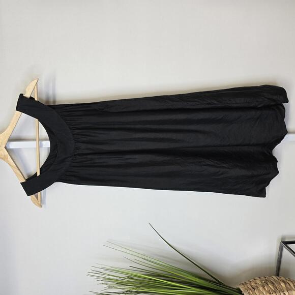 Ella Moss Dresses & Skirts - Ella Moss Black Silk Short Mini Sleeveless Bubble Hem Dress, Size Large